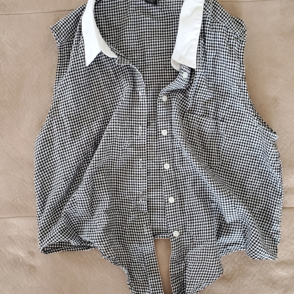 Corp top button up